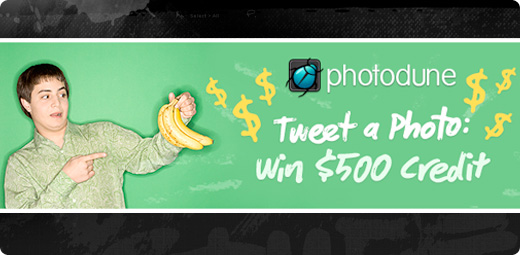 Tweet a Photo: Win $500 Credit!