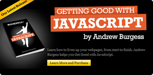 New Rockable book: Getting Good With JavaScript