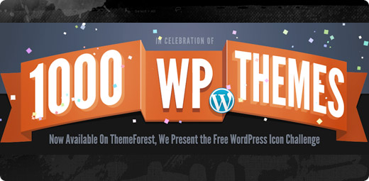 1000 WordPress Themes on ThemeForest!