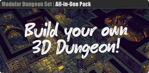 Build your own 3d dungeon with 3dOcean