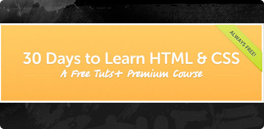 30 Days to learn HTML/CSS